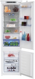 Встраиваемый двухкамерный холодильник Beko BCNA 306 E2S No frost, белый