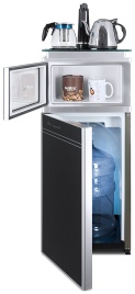Кулер для воды Ecotronic с чайным столиком TB3-LE UV выкатной полкой и лампой UV