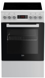 Электроплита Beko FSM 57300 GW 50 см, 4 конфорки, объем 55 л, белый