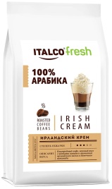 Кофе зерновой Italco Ирландский крем (Irish cream) ароматизированный, 375 г