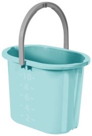 Ведро д/мытья полов  Hausmann HM-1084 (10 л), мятный