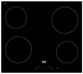 Электрическая варочная панель Beko HIC 64400 E, сенсорное управление, черный