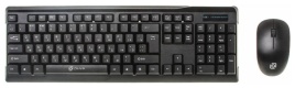Клавиатура мышь Oklick 230M клав:черный мышь:черный USB беспроводная