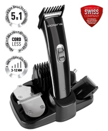 Машинка для стрижки волос Polaris PHC 3015RC, 5 в 1, до 45 минут работы, чёрный