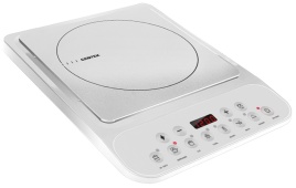 Настольная плита Centek CT-1517 30 см, 1 конфорка, белый