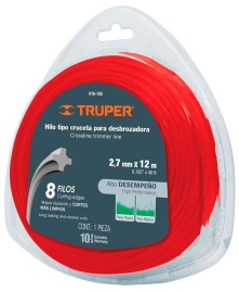 Леска для триммеров  Truper 105-2.7MM X 12M, нейлон HTA-105 17629