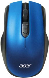 Мышь Acer OMR031 черный/синий оптическая (1600dpi) беспроводная USB (4but) (ZL.MCEEE.008)