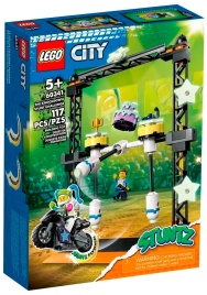 Конструктор Lego City Трюковое испытание Нокдаун 60341