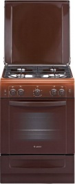 Газовая плита Gefest 6100-02 0010 60 см, 52 л, 4 конфорки, коричневый