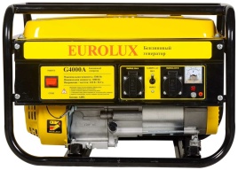 Электрический генератор и электростанция Eurolux G4000A желто-черный