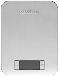 Кухонные весы Profi Cook PC-KW 1061, дисплей, функция взвешивания тары, нержавеющая сталь
