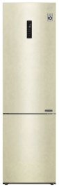 Двухкамерный холодильник LG GA-B 509 CESL No frost, бежевый