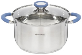 Кастрюля с крышкой Daniks Сиена SD-A93-22 4.75 л