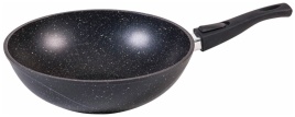 Вок (WOK) Мечта Гранит Black 28 см со съемной ручкой, арт. 078802