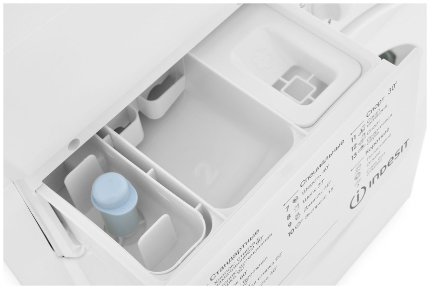 Стиральная машина Indesit IWUB 4085 автомат, загрузка 4 кг, белый фото 9