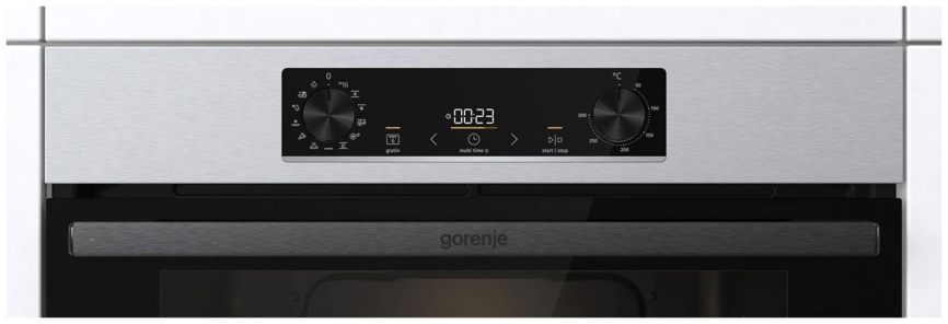 Электрический духовой шкаф Gorenje BOSB6737E06X 59 см, 77 л, гриль и конвекция, черный фото 4