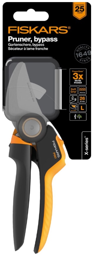 Секатор Fiskars плоскостной Xseries PowerGear L P961 фото 3