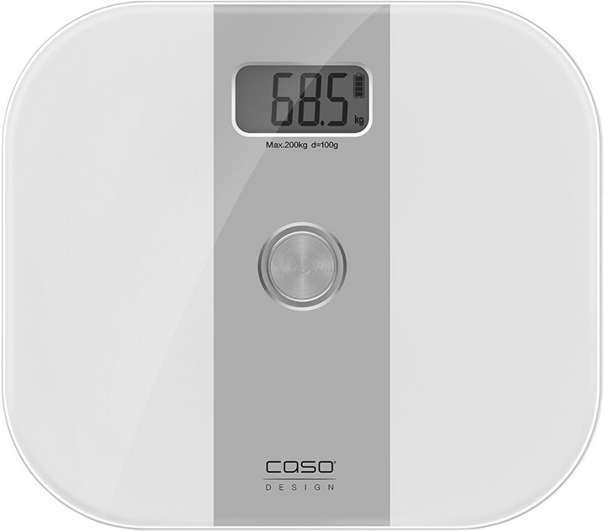 Весы напольные Caso Body Energy, до 200 кг с шагом 100 г, белый фото 1