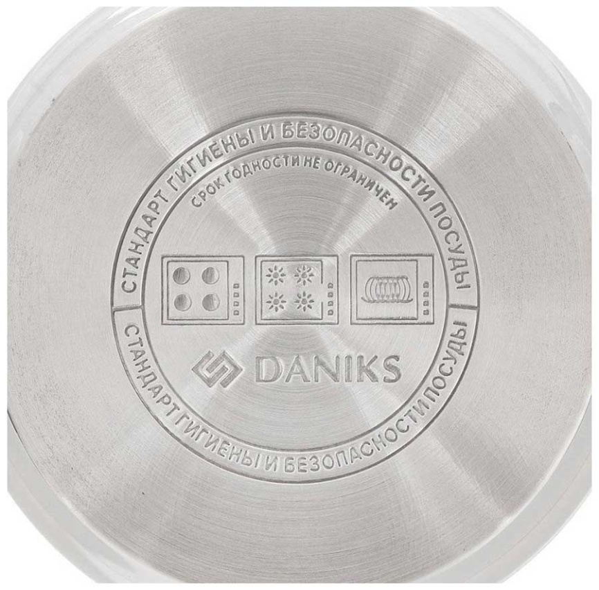 Кастрюля с крышкой Daniks Общепит SD-6BP-13 13 л фото 5