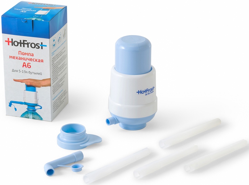 Помпа механическая HotFrost А6, белый с голубым фото 2