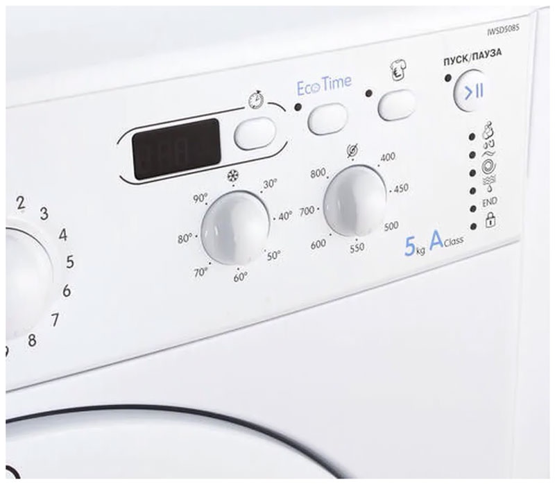 Стиральная машина Indesit IWSD 5085 автомат, загрузка 5 кг, белый фото 3