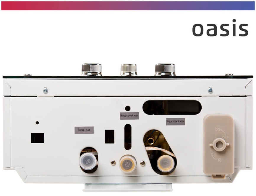 Газовый водонагреватель Oasis Glass 20 EG цветной фото 4