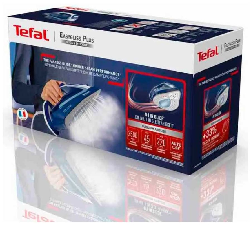 Утюг Tefal Easygliss 2 FV5735E0, 2500 Вт, металлокерамическая подошва фото 12