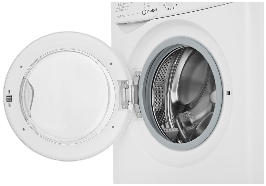 Стиральная машина Indesit IWUB 4105 автомат, загрузка 4 кг, белый фото 6