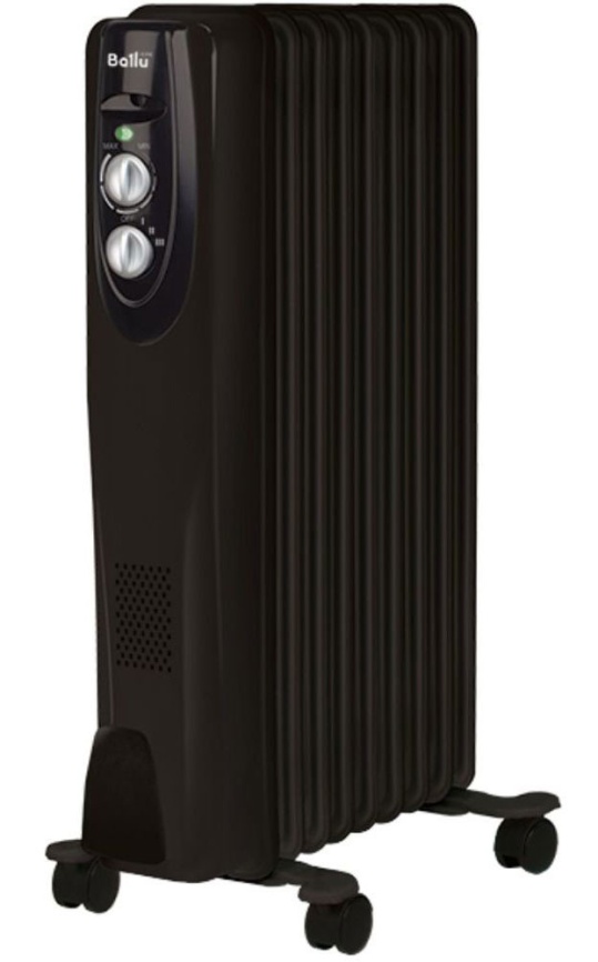 Масляный обогреватель Ballu Classic black BOH/CL-09BRN 2000 фото 1