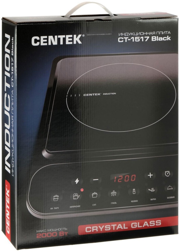 Настольная плита Centek CT-1517 Black фото 2
