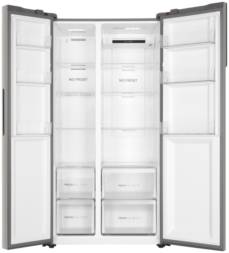 Холодильник Side-by-Side Haier HRF-541DM7RU No frost, серебристый фото 5