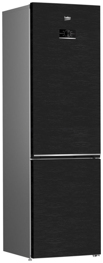 Двухкамерный холодильник Beko B5RCNK403ZWB, система No frost, черный фото 1