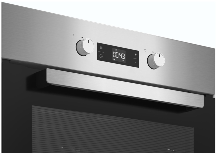 Электрический духовой шкаф Beko BDE22300X, 71 л, 6 режимов, серебристый фото 2