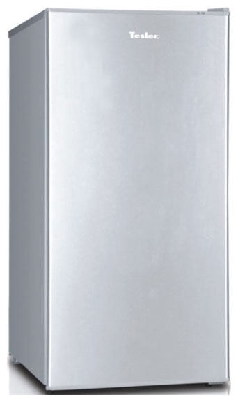 Однокамерный холодильник Tesler RC-95 Silver, серебристый фото 1