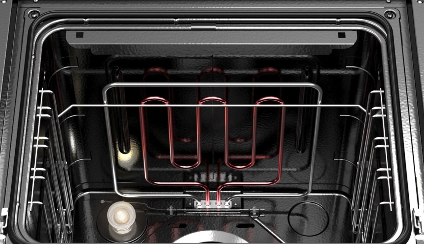 Электрический духовой шкаф Darina 1U5 BDE 112 708 X5 59 см, 65 л гриль конвекция, серебристый фото 6