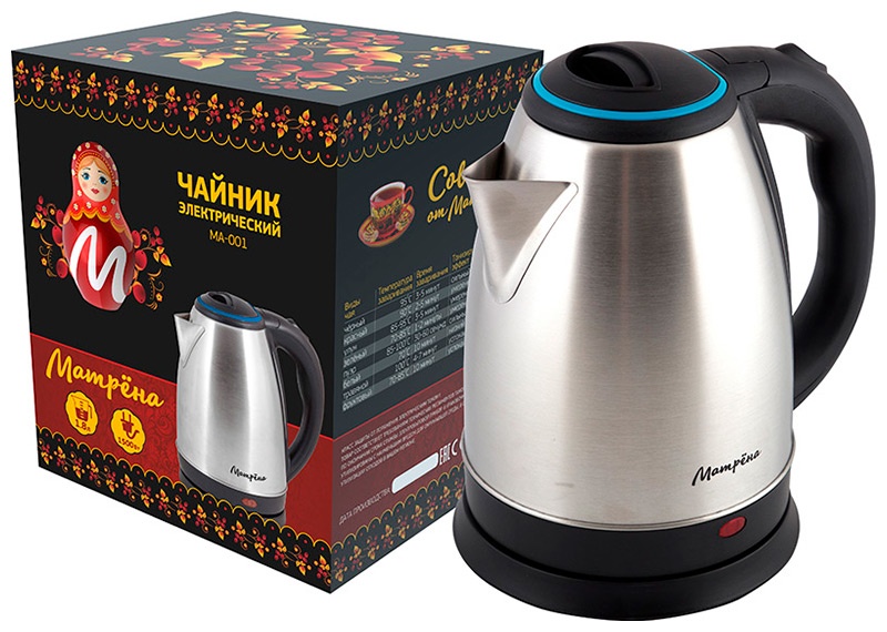 Чайник электрический Матрёна MA-001 005456 голубой фото 4