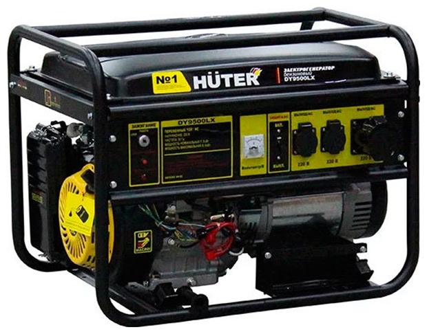 Электрический генератор и электростанция Huter DY9500LX 64/1/40 фото 1