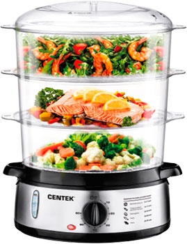 Пароварка Centek CT-1457 800Вт фото 1