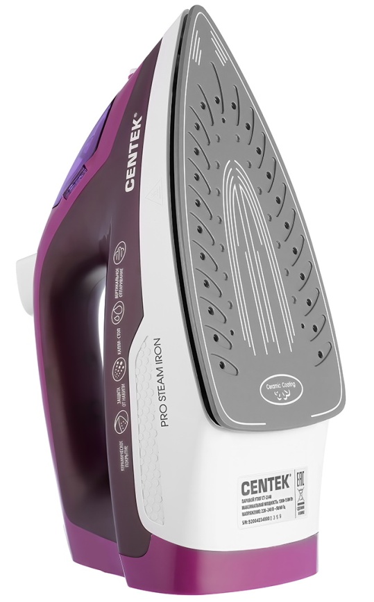 Утюг Centek CT-2348 VIOLET фото 4