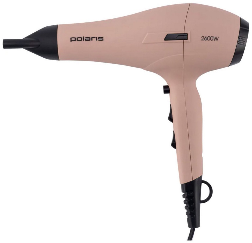 Фен Polaris PHD 2600ACi Salon Hair, 2600 Вт, пыльный розовый фото 1