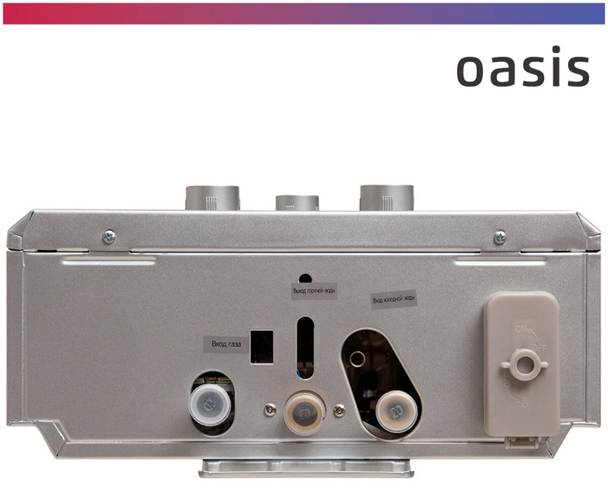 Газовый водонагреватель Oasis OR-16 S стальной фото 4