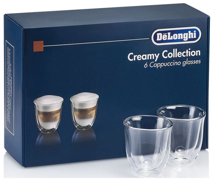 Набор стаканов для капучино De’Longhi Cappuccino Glasses Set (6 шт) DLSC301 фото 2