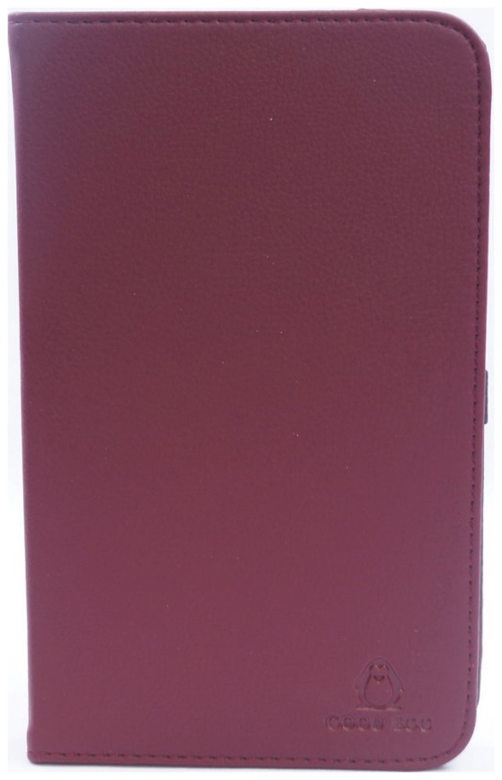 Обложка Good Egg Обложка для Samsung GalaxyTab3 T3100/3110 Lira кожа бордовый фото 1
