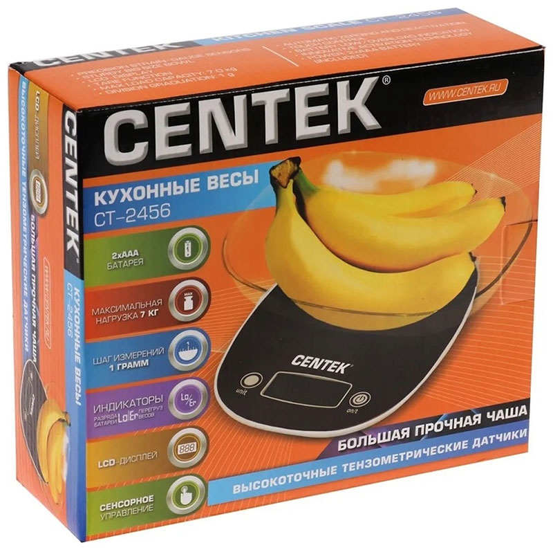 Кухонные весы Centek CT-2456 (шоколад) фото 4