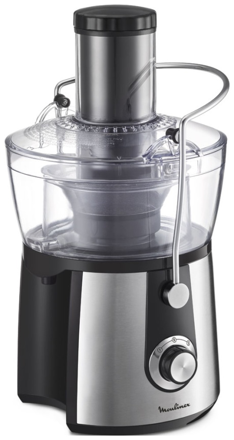 Соковыжималка Moulinex Juice Express JU550D10, серебристый/ черный фото 8