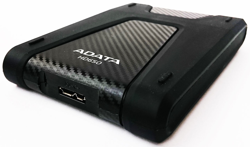 Внешний жесткий диск, накопитель и корпус Adata USB 3.0 2Tb AHD650-2TU31-CBK HD650 DashDrive Durable 2.5