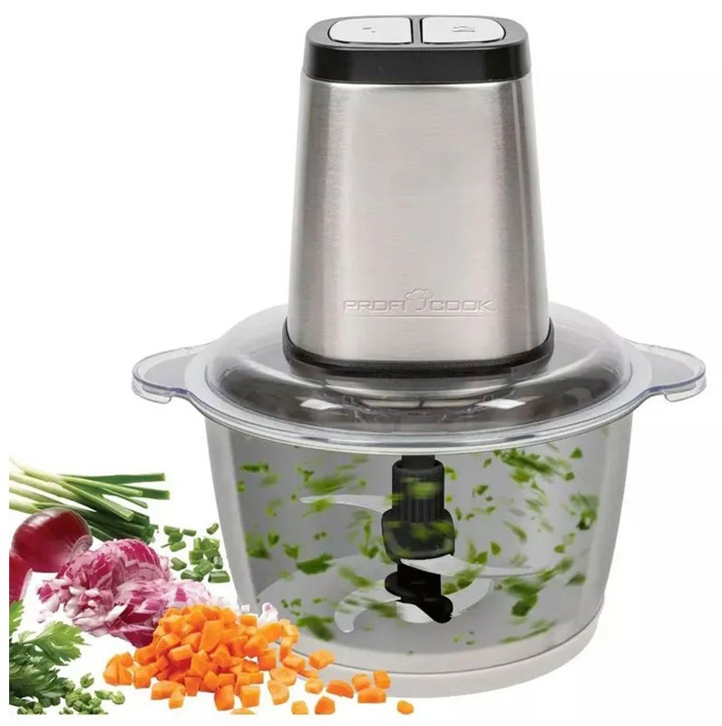 Измельчитель Profi Cook PC-MZ 1227 inox, мощность 200 Вт, объем 1,7 л фото 4