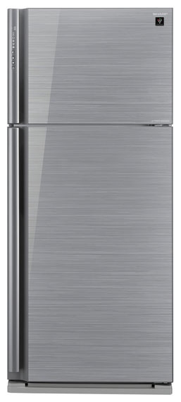 Двухкамерный холодильник Sharp SJ-XP 59 PGSL No frost, серебристый фото 2