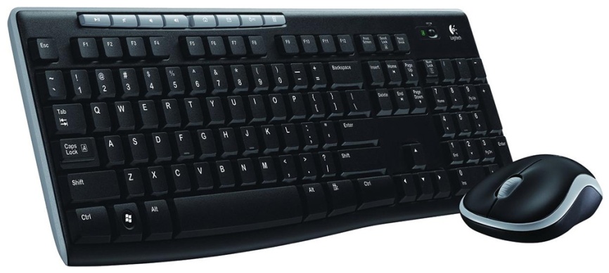 Клавиатура + мышь  Logitech Wireless Combo MK 270 (920-004518) фото 1