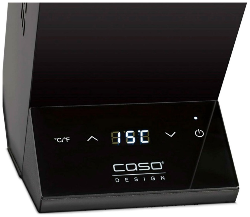 Охладитель бутылок Caso WineCase One Black, дисплей, выбор температуры фото 4
